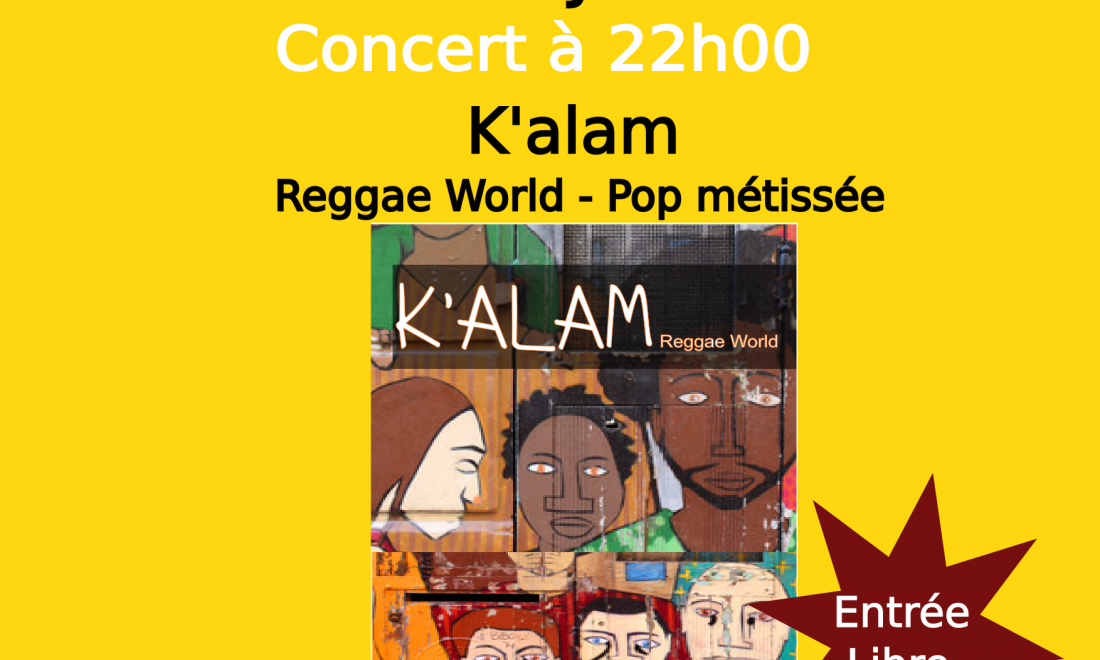 Concert Reggae – Pop métissée – 30/07/2021